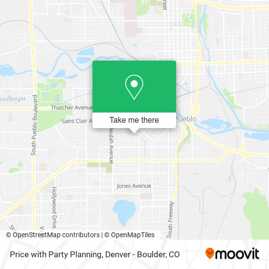 Price with Party Planning map