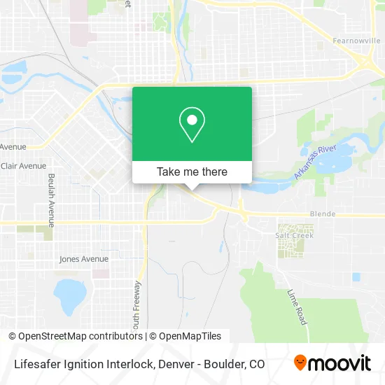 Lifesafer Ignition Interlock map