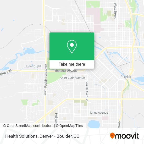 Mapa de Health Solutions