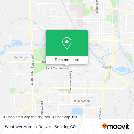 Mapa de Westover Homes