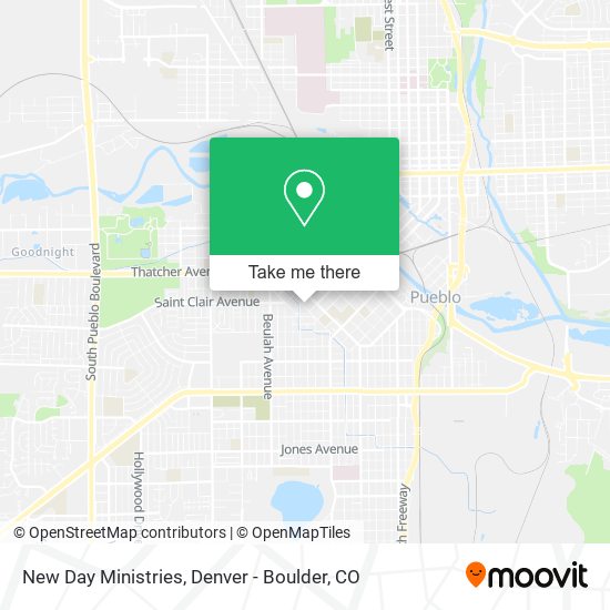 Mapa de New Day Ministries