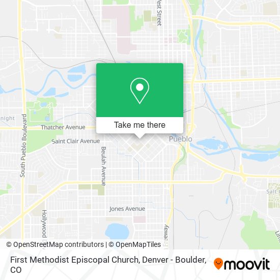 First Methodist Episcopal Church map