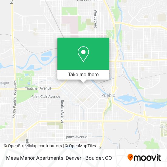 Mapa de Mesa Manor Apartments