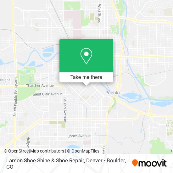 Larson Shoe Shine & Shoe Repair map