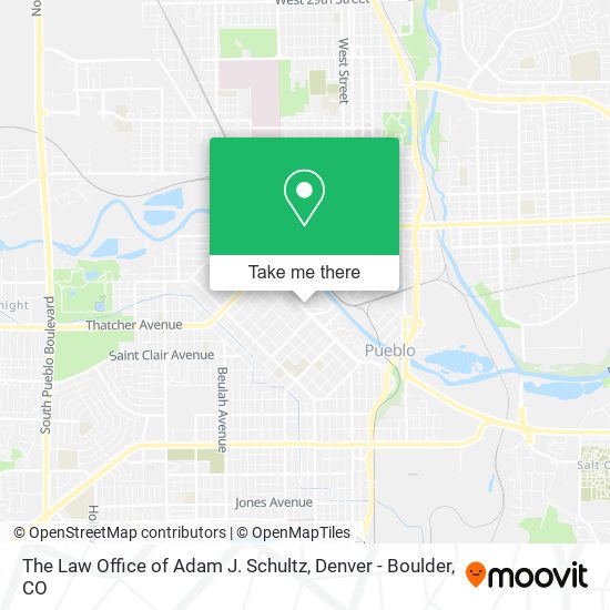 Mapa de The Law Office of Adam J. Schultz