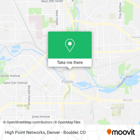 High Point Networks map