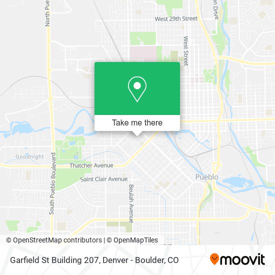 Garfield St Building 207 map