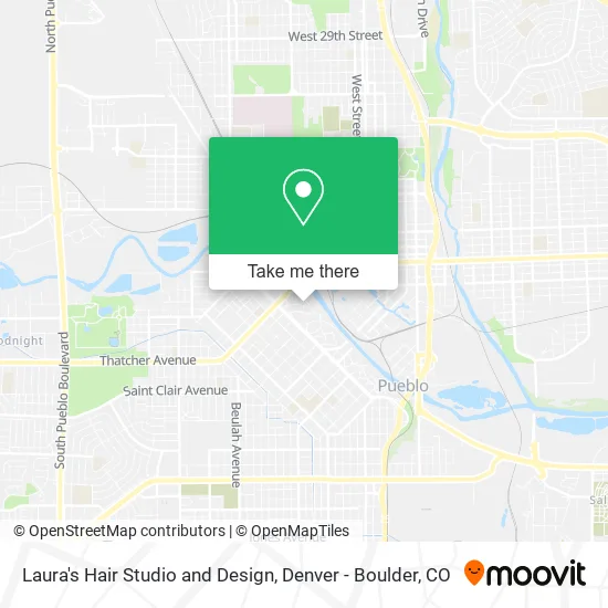 Laura's Hair Studio and Design map