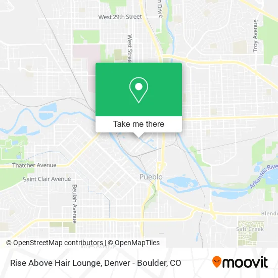 Rise Above Hair Lounge map