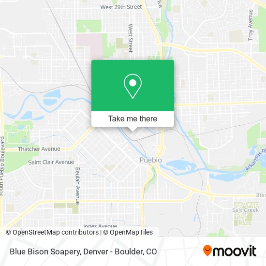 Mapa de Blue Bison Soapery