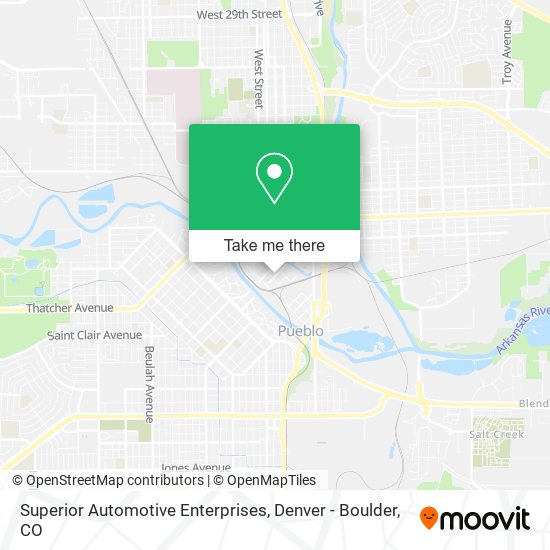 Superior Automotive Enterprises map