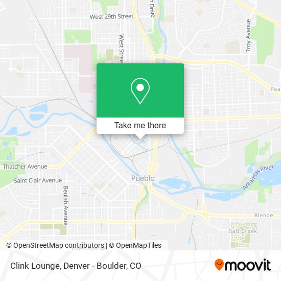 Clink Lounge map