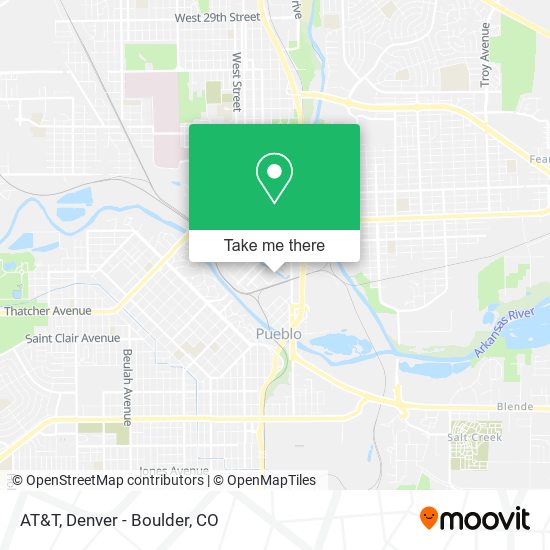 Mapa de AT&T