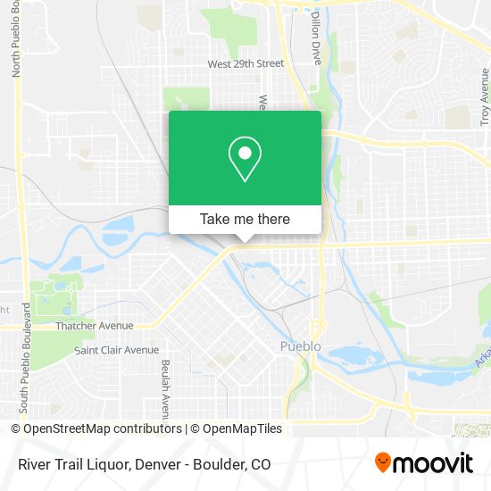 River Trail Liquor map