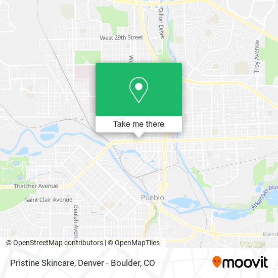 Pristine Skincare map