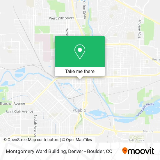 Mapa de Montgomery Ward Building