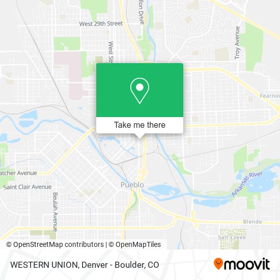 Mapa de WESTERN UNION
