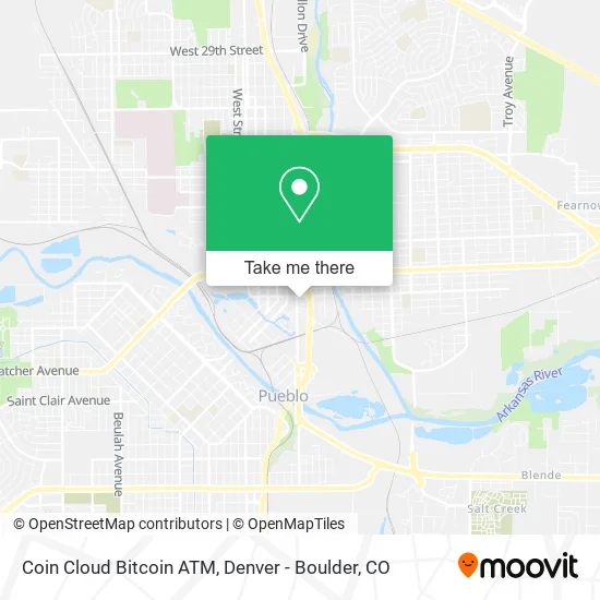 Coin Cloud Bitcoin ATM map