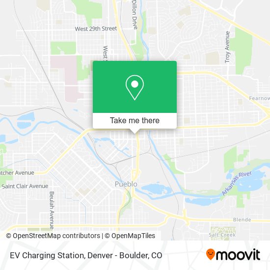Mapa de EV Charging Station
