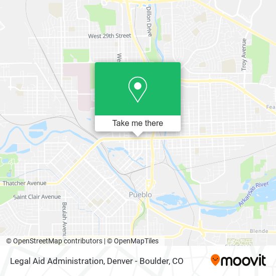 Legal Aid Administration map