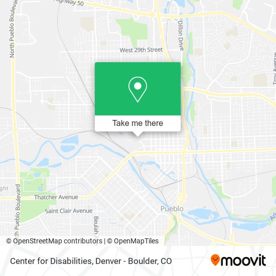 Mapa de Center for Disabilities
