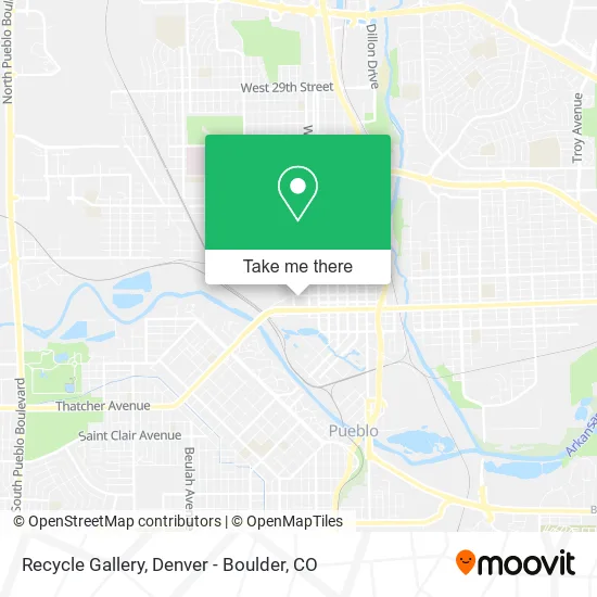 Recycle Gallery map