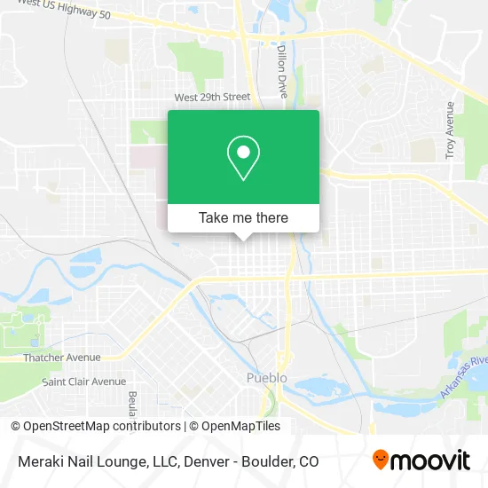 Meraki Nail Lounge, LLC map