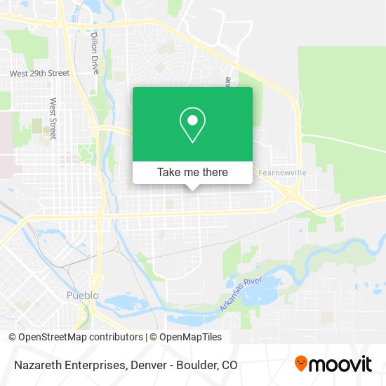 Mapa de Nazareth Enterprises