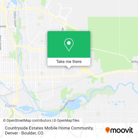 Mapa de Countryside Estates Mobile Home Community