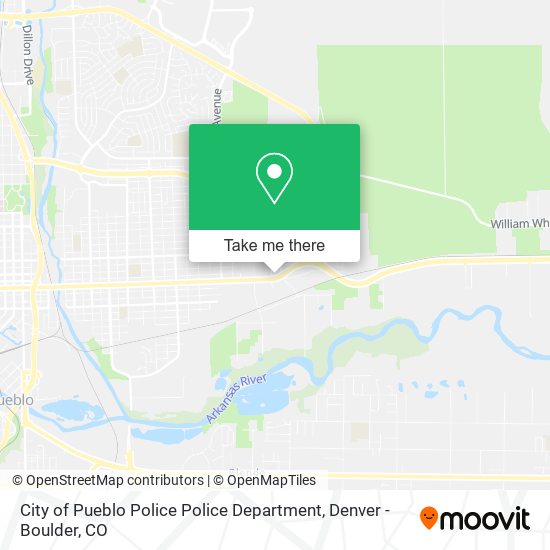 City of Pueblo Police Police Department map