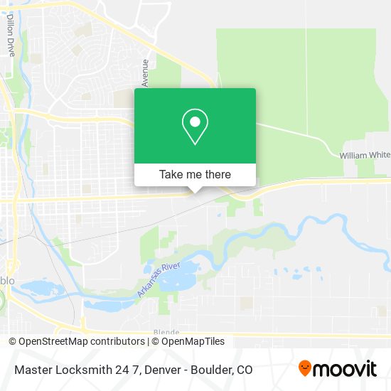 Mapa de Master Locksmith 24 7