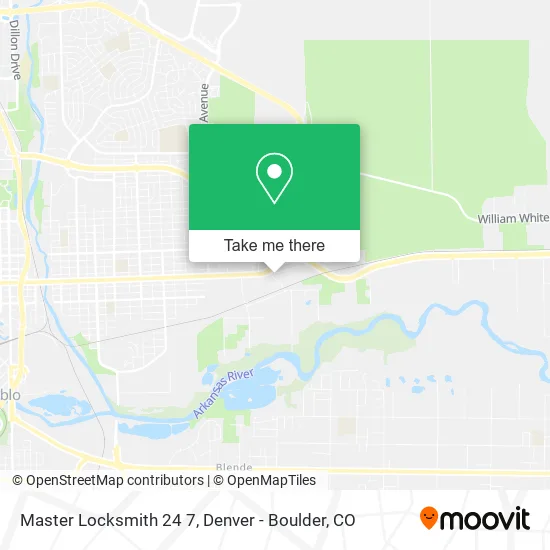 Master Locksmith 24 7 map