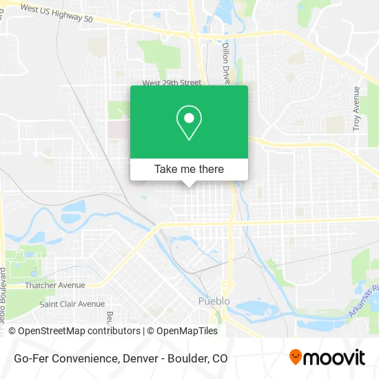 Go-Fer Convenience map