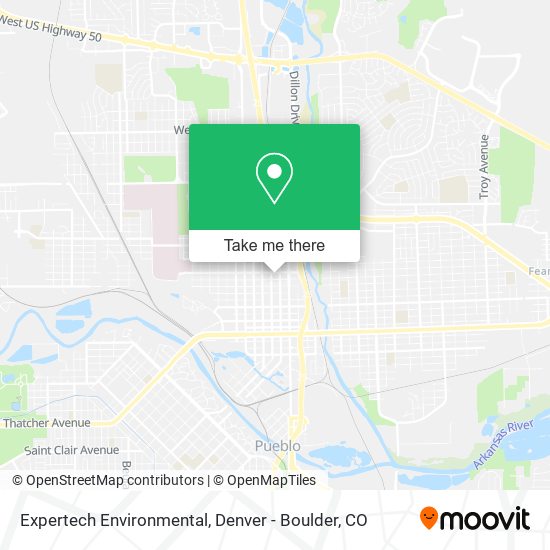 Mapa de Expertech Environmental