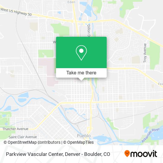 Mapa de Parkview Vascular Center