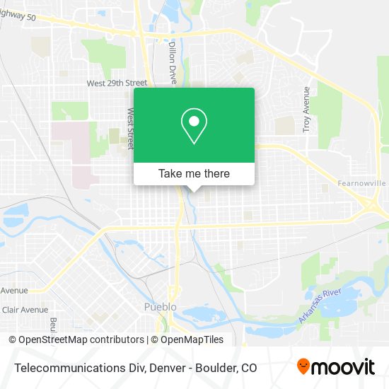 Mapa de Telecommunications Div