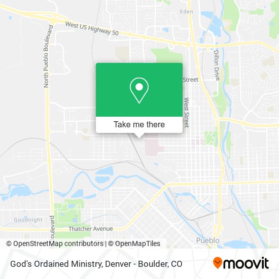God's Ordained Ministry map