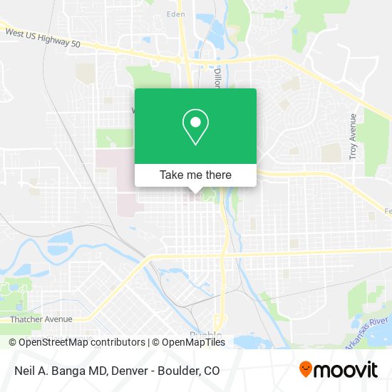 Neil A. Banga MD map