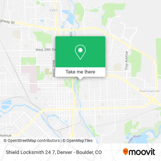 Shield Locksmith 24 7 map