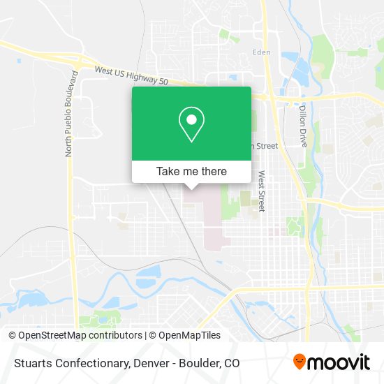 Stuarts Confectionary map
