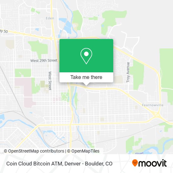 Coin Cloud Bitcoin ATM map