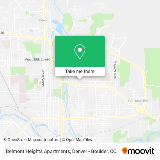 Mapa de Belmont Heights Apartments