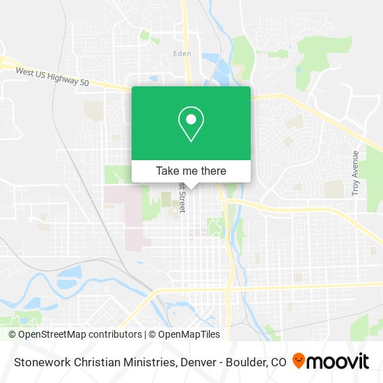 Mapa de Stonework Christian Ministries