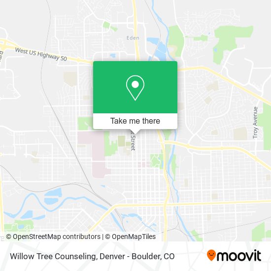 Mapa de Willow Tree Counseling