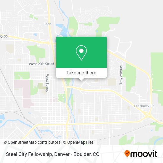 Mapa de Steel City Fellowship