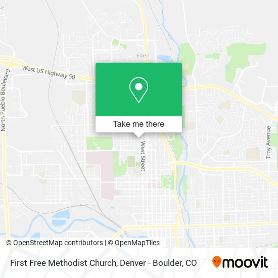 Mapa de First Free Methodist Church