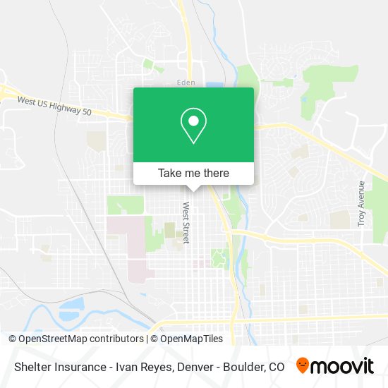 Shelter Insurance - Ivan Reyes map