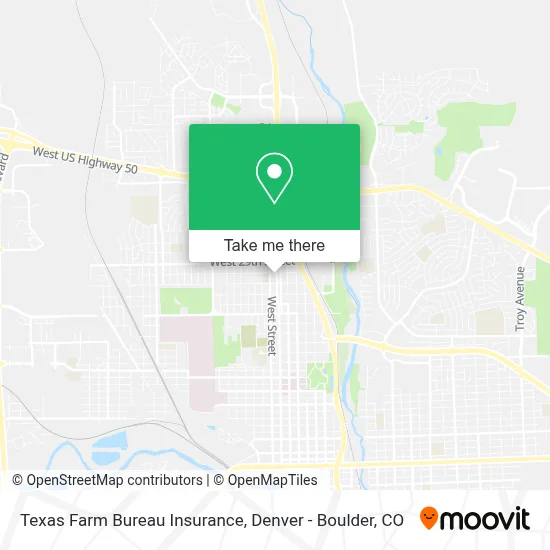 Texas Farm Bureau Insurance map