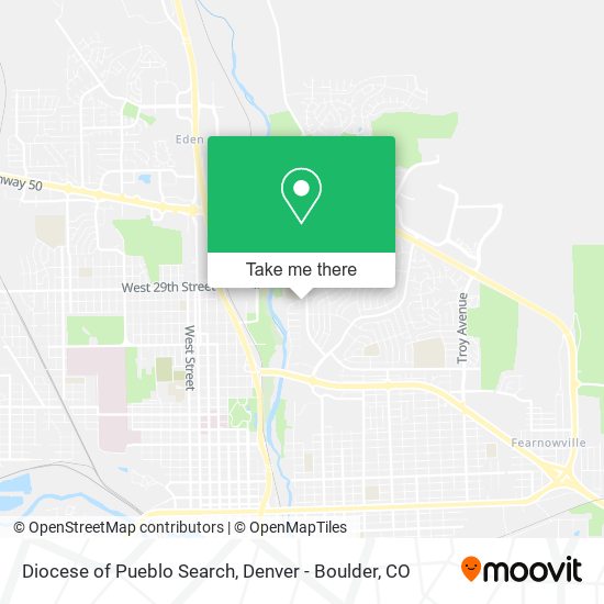 Mapa de Diocese of Pueblo Search