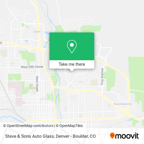 Mapa de Steve & Sons Auto Glass